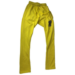 Streetwear Gunjo Stacked Joggers Worldwide Manga Anime Blue Period YellowSize XS